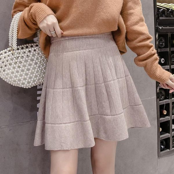 skirts 2021 autumn & winter arrival pleated skirt knit thick high waist a-line solid umbrella plaid, Black
skirts 2021 autumn & winter arrival pleated skirt knit thick high waist a-line solid umbrella plaid, Black