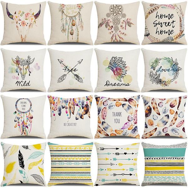 cushion/decorative pillow home decoration cushioncover 45x45cm feather pattern linen case sofa car cover modern minimalist pillowcase
cushion/decorative pillow home decoration cushioncover 45x45cm feather pattern linen case sofa car cover modern minimalist pillowcase
