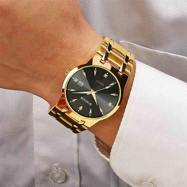 wwoor fashion diamond men watches brand luxury gold black quartz wristwatch waterproof automatic date relogio masculino 210804, Slivery;brown
wwoor fashion diamond men watches brand luxury gold black quartz wristwatch waterproof automatic date relogio masculino 210804, Slivery;brown