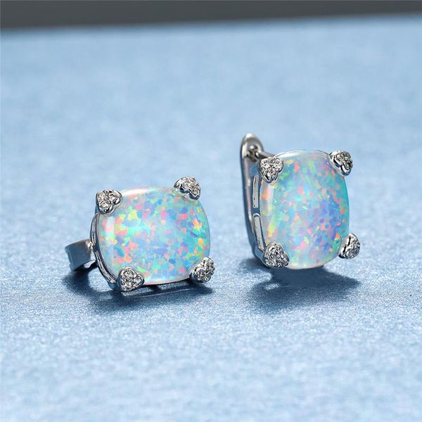 hoop & huggie fashion silver color wedding earrings classic oval stone small stud vintage female white blue opal for women, Golden;silver
hoop & huggie fashion silver color wedding earrings classic oval stone small stud vintage female white blue opal for women, Golden;silver