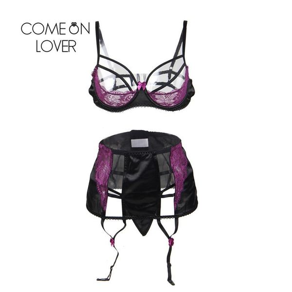 bras sets comeonlover half cup lingerie thin temptation purple open bust bra set plus size hollow out bandage women ri80418, Red;black
bras sets comeonlover half cup lingerie thin temptation purple open bust bra set plus size hollow out bandage women ri80418, Red;black