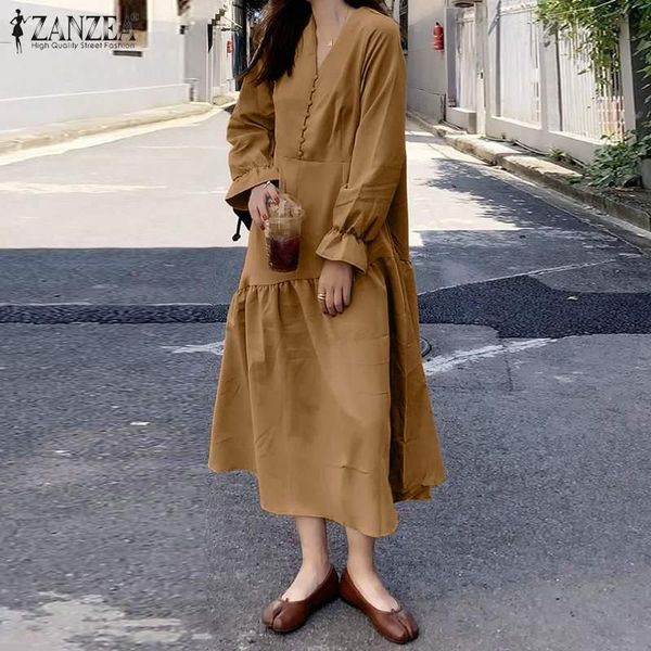 ruffle dress for women zanzea female mid-calf vestidos oversized 5xl casual asymmetrical sundress spring party robe femme dresses, Black;gray
ruffle dress for women zanzea female mid-calf vestidos oversized 5xl casual asymmetrical sundress spring party robe femme dresses, Black;gray