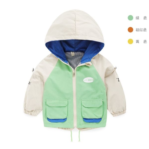 boys' coat hooded zipper shirt 2020 spring and autumn new korean children's splicing sleeve fashion, White
boys' coat hooded zipper shirt 2020 spring and autumn new korean children's splicing sleeve fashion, White