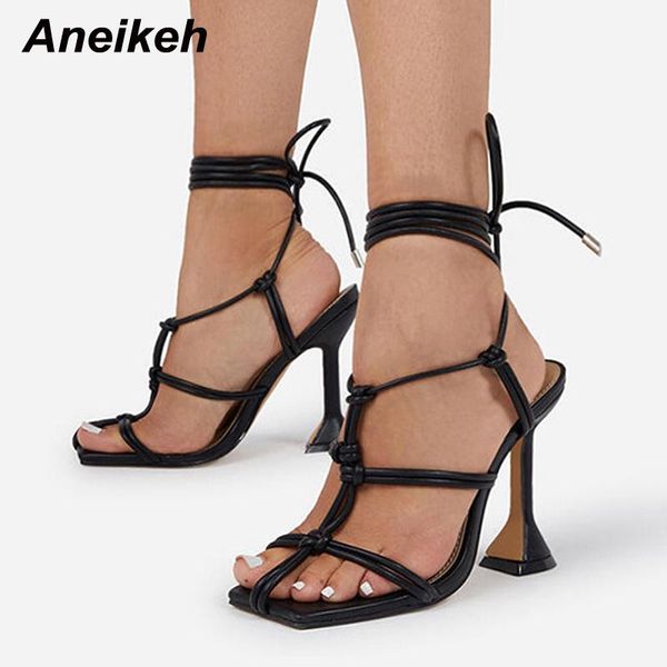 sandals aneikeh zapatos de mujer gladiator t-tied summer shoes for women fashion spike heels sandalias 2021 narrow band lace-up, Black
sandals aneikeh zapatos de mujer gladiator t-tied summer shoes for women fashion spike heels sandalias 2021 narrow band lace-up, Black