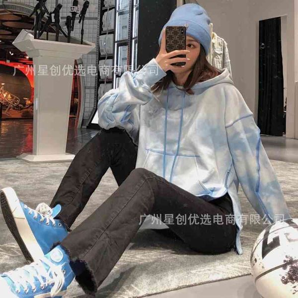sm * fk2021 autumn and winter new hoodie tie dyed sweater women's loose old sky blue ch003sk, Black
sm * fk2021 autumn and winter new hoodie tie dyed sweater women's loose old sky blue ch003sk, Black