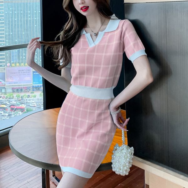 two piece dress sweet plaid knitted set women crop pullover sweater + sheath mini skirt sets summer 2 outfits 5c50, White
two piece dress sweet plaid knitted set women crop pullover sweater + sheath mini skirt sets summer 2 outfits 5c50, White