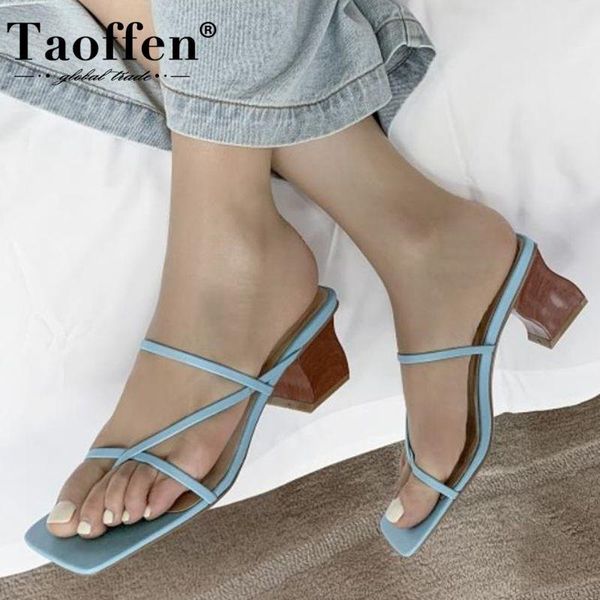 taoffen sandals for women clip tor thick heel real genuine leather slip on slides shoes ladies summer footwear size 34-43, Black
taoffen sandals for women clip tor thick heel real genuine leather slip on slides shoes ladies summer footwear size 34-43, Black