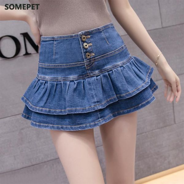 skirts high waist denim skirt shorts woman 2021 summer vintage ladies short jeans casual all match single button tutu saia female, Black
skirts high waist denim skirt shorts woman 2021 summer vintage ladies short jeans casual all match single button tutu saia female, Black