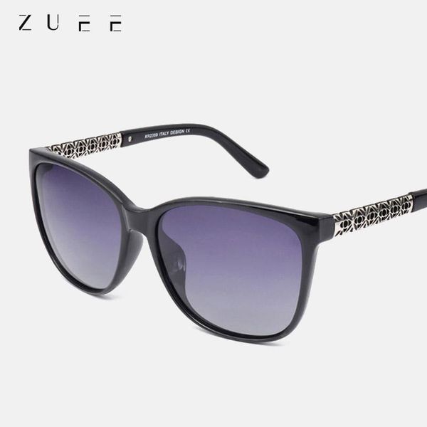 sunglasses fashionable uv400 white frame gradient cat eye polarized for women, White;black
sunglasses fashionable uv400 white frame gradient cat eye polarized for women, White;black