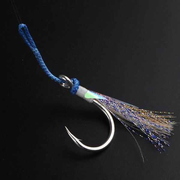 3/0 5/0 9/0 11/0 rigged high carbon steel single hook slow jigging lures skirt night glow assist hooks saltwater fishing
3/0 5/0 9/0 11/0 rigged high carbon steel single hook slow jigging lures skirt night glow assist hooks saltwater fishing