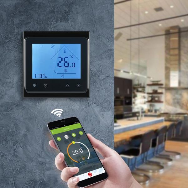 smart home control 1pc wifi water heating thermostat room temperature controller lcd display water/electric floor water/gas boiler works
smart home control 1pc wifi water heating thermostat room temperature controller lcd display water/electric floor water/gas boiler works