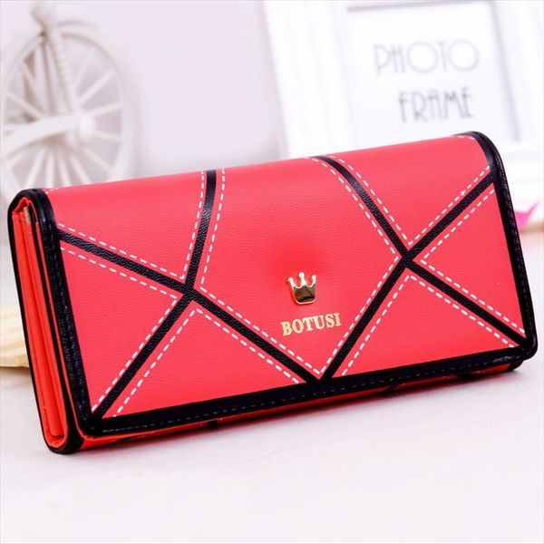 women wallets good quality pu leather hasp long lady handbags coin purse moneybags clutch wallet cards holder bags burse, Red;black
women wallets good quality pu leather hasp long lady handbags coin purse moneybags clutch wallet cards holder bags burse, Red;black