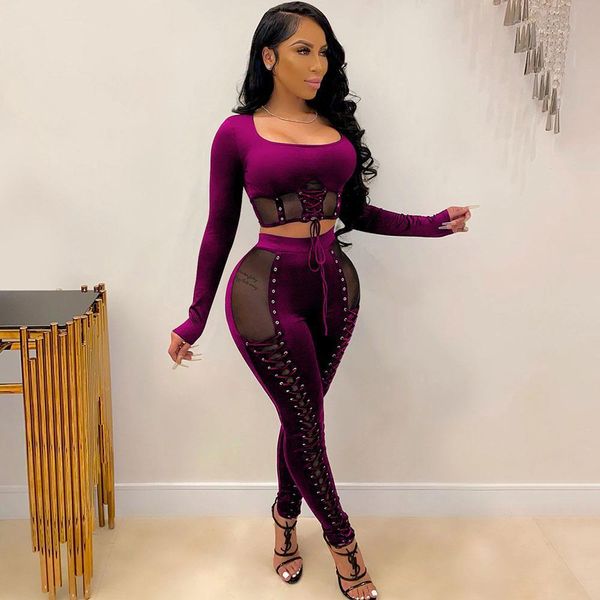 clothing lace up bandage womens tracksuits two piece set party club birthday outfits for crop pants bodycon 2, Gray
clothing lace up bandage womens tracksuits two piece set party club birthday outfits for crop pants bodycon 2, Gray