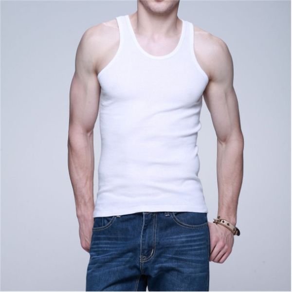 men' tank cotton men' vest summer slim thin cotton wide shoulder elastic sports leisure fitness vest, White;black
men' tank cotton men' vest summer slim thin cotton wide shoulder elastic sports leisure fitness vest, White;black