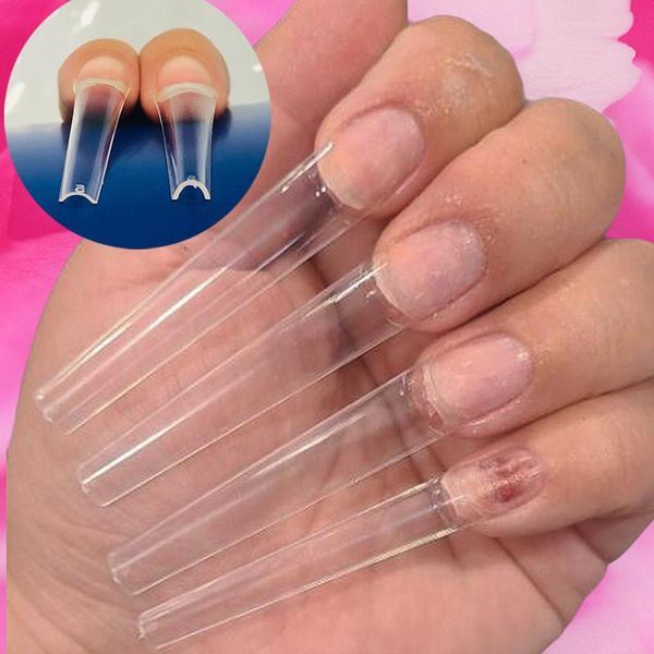false nails 240pcs 3xl no c curve long coffin nail extra clear half cover straight french art tips manicure salon supply, Red;gold
false nails 240pcs 3xl no c curve long coffin nail extra clear half cover straight french art tips manicure salon supply, Red;gold