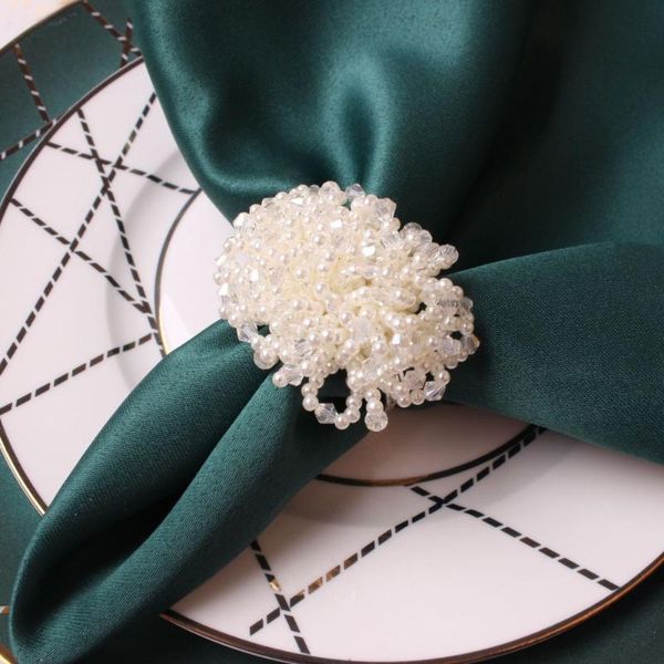 10pcs/pearl beaded flower cluster napkin ring table decoration for family holiday party el wedding banquet rings
10pcs/pearl beaded flower cluster napkin ring table decoration for family holiday party el wedding banquet rings