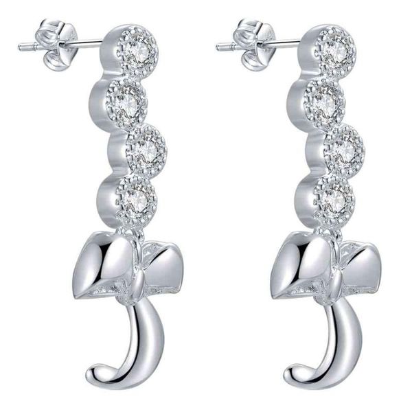 dangle & chandelier european and american zircon earrings fashion jewelry bowknot women wholesale ae1099, Silver
dangle & chandelier european and american zircon earrings fashion jewelry bowknot women wholesale ae1099, Silver