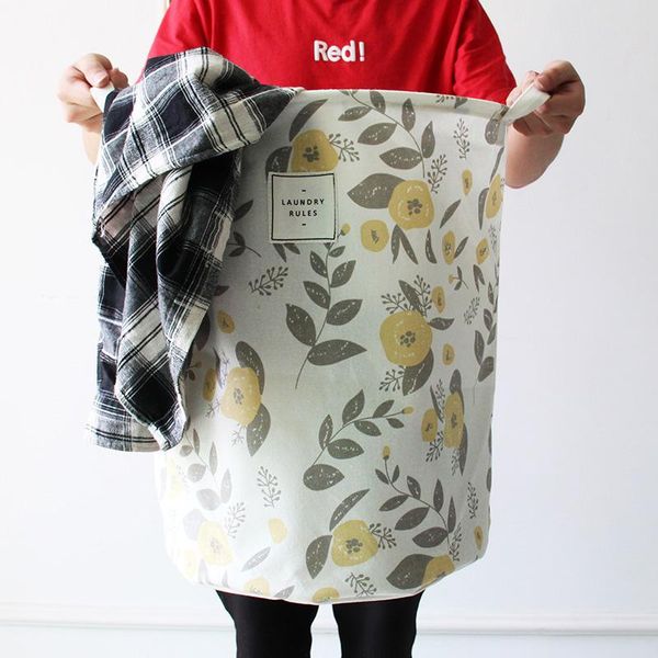 large laundry basket cloth washing printing receiving barrel cotton folding storage & organization
large laundry basket cloth washing printing receiving barrel cotton folding storage & organization