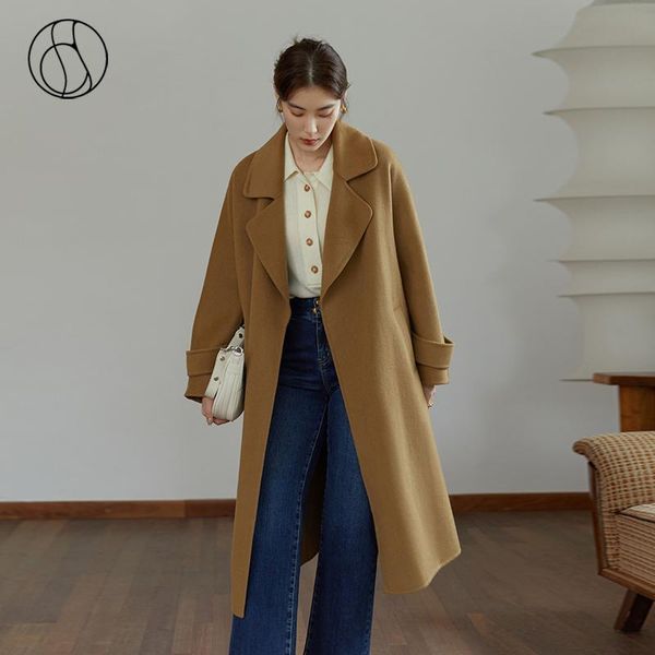 women's wool & blends dushu winter a-line waisted temperament woolen coats brown retro british style 100% women long fashionable jacket, Black
women's wool & blends dushu winter a-line waisted temperament woolen coats brown retro british style 100% women long fashionable jacket, Black