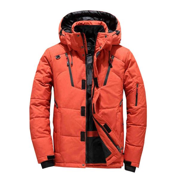 selling new winter m-4xl large fashion bomber duck down casual et outdoor hoodie thick men's wear, Black