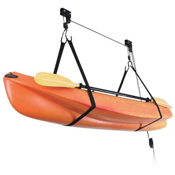 rafts/inflatable boats kayak suspension hoist pulley system bike lift garage ceiling storage rack rope hanging hook black load-bearing 60kg
rafts/inflatable boats kayak suspension hoist pulley system bike lift garage ceiling storage rack rope hanging hook black load-bearing 60kg