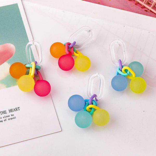 stud korea candy color frosted bubbles balloon earrings sweet chain colorful beads aesthetic resin for women fashion jewelry, Golden;silver
stud korea candy color frosted bubbles balloon earrings sweet chain colorful beads aesthetic resin for women fashion jewelry, Golden;silver