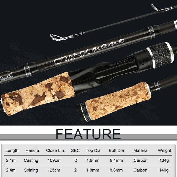 rosewood lure carbon spinning baitcasting rod 2.1m 2.4m high sensitivity fishing rods soft cork handle tackle 2 section boat
rosewood lure carbon spinning baitcasting rod 2.1m 2.4m high sensitivity fishing rods soft cork handle tackle 2 section boat