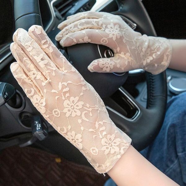 sports gloves female lace driving spring summer women's thin sunscreen lady's short uv protection full finger, Black
sports gloves female lace driving spring summer women's thin sunscreen lady's short uv protection full finger, Black