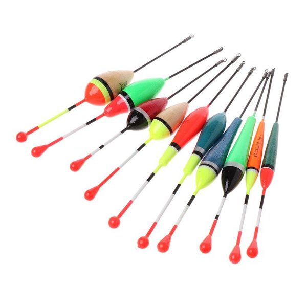 fishing accessories 10 pcs/lot floats set buoy bobber light stick fluctuate mix size color
fishing accessories 10 pcs/lot floats set buoy bobber light stick fluctuate mix size color