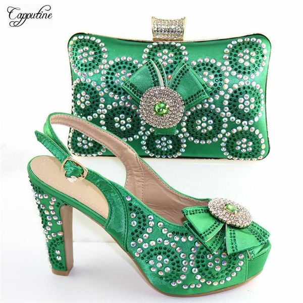 dress shoes fashion green party set matching high heel sandal with handbag cr167, height 11.5cm, Black
dress shoes fashion green party set matching high heel sandal with handbag cr167, height 11.5cm, Black