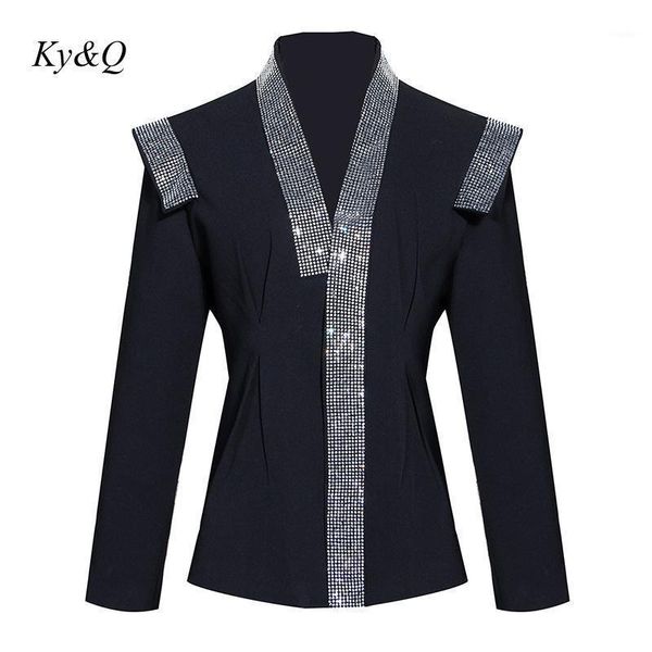 women's suits & blazers 2021 spring women striped beading luxury jacket pad shoulder fashion office ladies long-sleeved coat cl, White;black
women's suits & blazers 2021 spring women striped beading luxury jacket pad shoulder fashion office ladies long-sleeved coat cl, White;black
