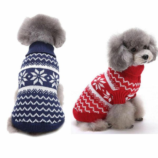 dog apparel 2 colors xmas pet sweater clothes snowflake puppy knitted coat outwear xs-xxl
dog apparel 2 colors xmas pet sweater clothes snowflake puppy knitted coat outwear xs-xxl