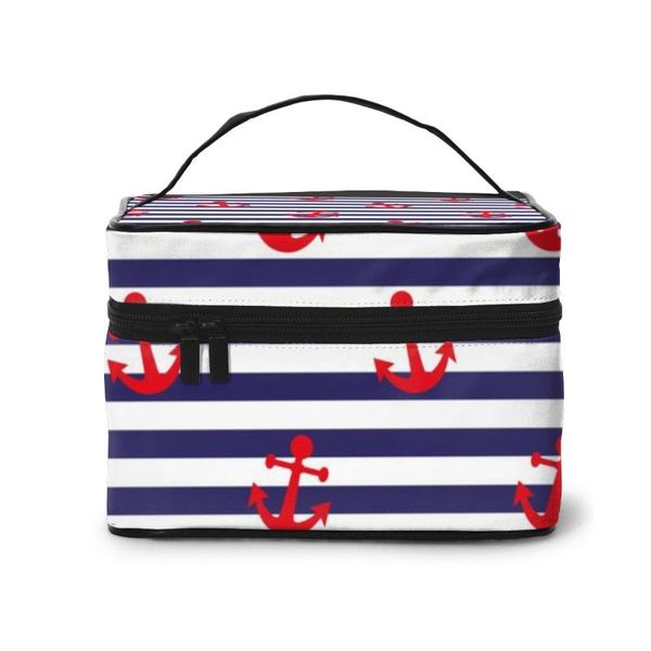multi-function travel organizer bag red anchors blue white stripe bg women cosmetic beauty makeup toiletry wash bags & cases
multi-function travel organizer bag red anchors blue white stripe bg women cosmetic beauty makeup toiletry wash bags & cases