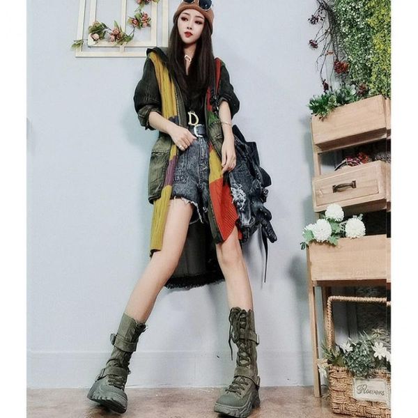 women's oversized fashion windbreaker outerwear mid-long cowboy trench coats, Tan;black
women's oversized fashion windbreaker outerwear mid-long cowboy trench coats, Tan;black