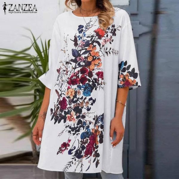 women's blouses & shirts bohemian printed summer 2022 casual floral long blusas female half sleeve tunic chemise, White
women's blouses & shirts bohemian printed summer 2022 casual floral long blusas female half sleeve tunic chemise, White