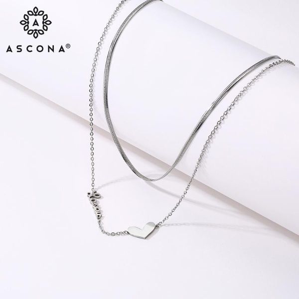 chains ascona stainless steel pendant love style necklace silver plated hip hop charm lady's birthday gift
chains ascona stainless steel pendant love style necklace silver plated hip hop charm lady's birthday gift