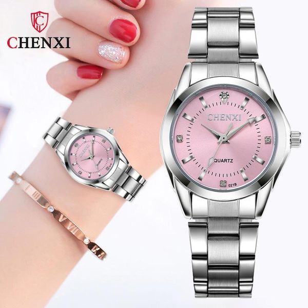 casual women watches pink silver stainless steel elegant ladies quartz wrist watch waterproof rhinestone girls clock wristwatches, Slivery;brown
casual women watches pink silver stainless steel elegant ladies quartz wrist watch waterproof rhinestone girls clock wristwatches, Slivery;brown