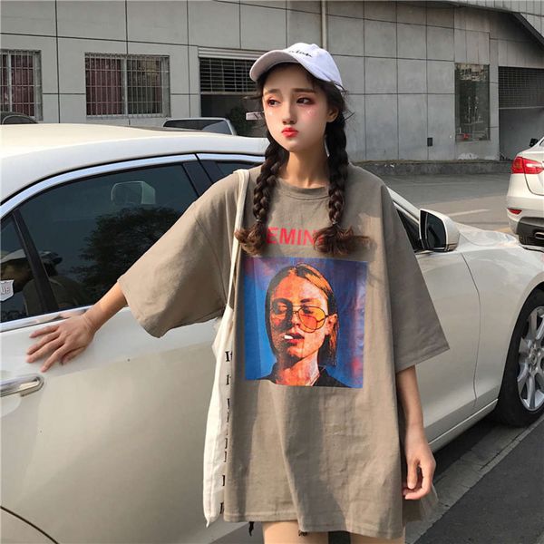 women's t-shirt t shirt south korea ulzzang harajuku bf character print short loose korean ins half sleeve qbzv, White
women's t-shirt t shirt south korea ulzzang harajuku bf character print short loose korean ins half sleeve qbzv, White