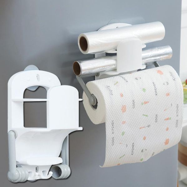 kitchen storage rack paper towel cling film holder wall mounted self-adhesive roll stand organizer & organization
kitchen storage rack paper towel cling film holder wall mounted self-adhesive roll stand organizer & organization