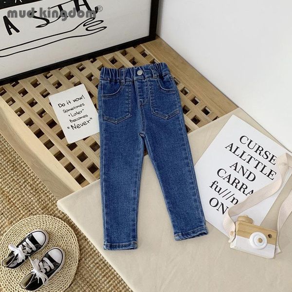 jeans mudkingdom little girl slim solid slant pocket elastic waist denim pants toddler spring autumn fashion children clothing, Blue
jeans mudkingdom little girl slim solid slant pocket elastic waist denim pants toddler spring autumn fashion children clothing, Blue
