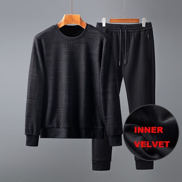 tracksuit shirt add veet thicken sets (sweatshirt+pants) luxury plaid jacquard round collar male suits slim fit mens hoodies 4xl, Gray
tracksuit shirt add veet thicken sets (sweatshirt+pants) luxury plaid jacquard round collar male suits slim fit mens hoodies 4xl, Gray