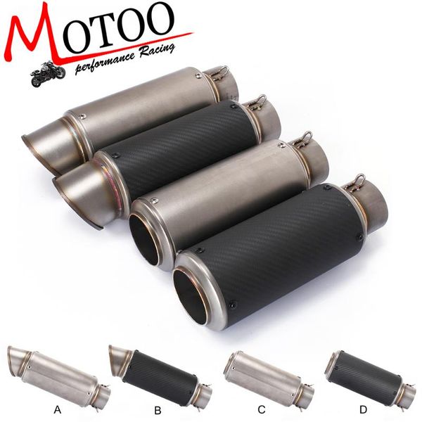 motorcycle exhaust system 61mm pipe with db killer muffler for mufflers carbon fiber
motorcycle exhaust system 61mm pipe with db killer muffler for mufflers carbon fiber