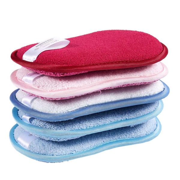 cleaning cloths antibacterial microfiber kitchen scouring pads double side sponges scourer non odor dish scrubber brush, great for stick
cleaning cloths antibacterial microfiber kitchen scouring pads double side sponges scourer non odor dish scrubber brush, great for stick