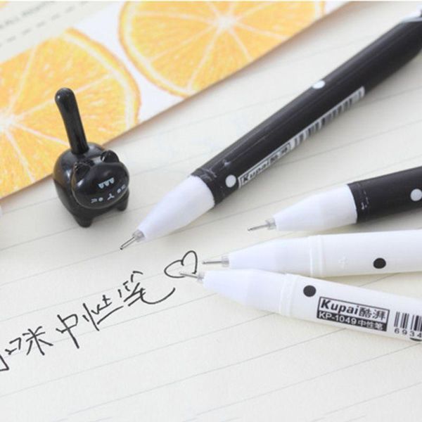 gel pens 2pcs cartoon cat long tail black ink pen stationery school supplies kids gift 0.38mm
gel pens 2pcs cartoon cat long tail black ink pen stationery school supplies kids gift 0.38mm