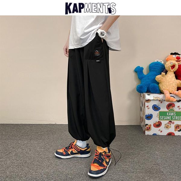 men's pants kapments men straight wide leg causal sweatpants 2021 mens streetwear solid baggy joggers man vintage korean fashion, Black
men's pants kapments men straight wide leg causal sweatpants 2021 mens streetwear solid baggy joggers man vintage korean fashion, Black