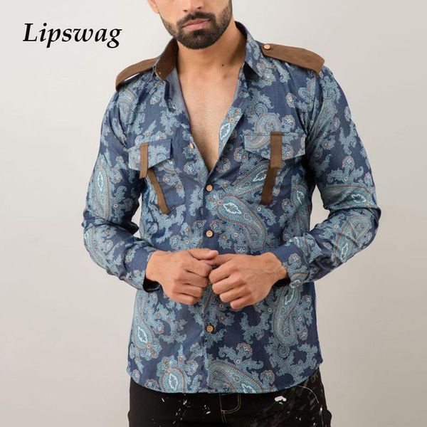 men's casual shirts mens shirt 2021 spring autumn long sleeve turn-down collar buttoned fashion printed patchwork slim streetwear, White;black
men's casual shirts mens shirt 2021 spring autumn long sleeve turn-down collar buttoned fashion printed patchwork slim streetwear, White;black