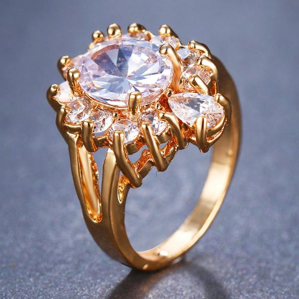 wedding rings emmaya engagement for women ring champagne gold color femme girl friend gift big cz stone, Slivery;golden
wedding rings emmaya engagement for women ring champagne gold color femme girl friend gift big cz stone, Slivery;golden
