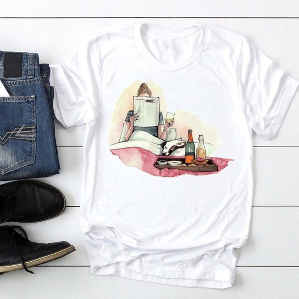 women's t-shirt women short sleeve wine 2021 90s cute fashion cartoon summer lady print tee graphic t female tshirts clothes, White
women's t-shirt women short sleeve wine 2021 90s cute fashion cartoon summer lady print tee graphic t female tshirts clothes, White