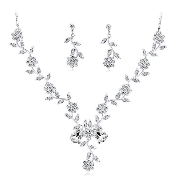 earrings & necklace gifts sales elegant luxury design fashion gold filled colorful austrian crystal drop jewelry sets women, Silver
earrings & necklace gifts sales elegant luxury design fashion gold filled colorful austrian crystal drop jewelry sets women, Silver
