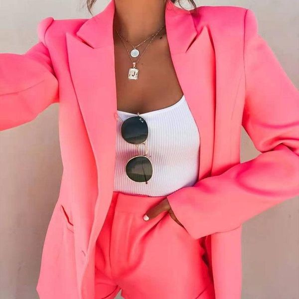 women's tracksuits two piece blazer suit women office long sleeve sets autumn cardigan shorts solid 2 set lady casual blazers, Gray
women's tracksuits two piece blazer suit women office long sleeve sets autumn cardigan shorts solid 2 set lady casual blazers, Gray